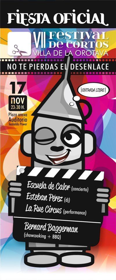 cartel fiesta de clausura